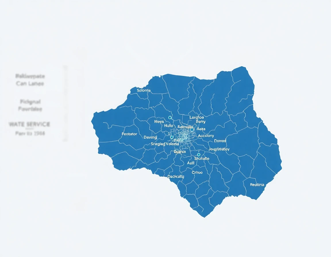 Water Damage Service Areas Map